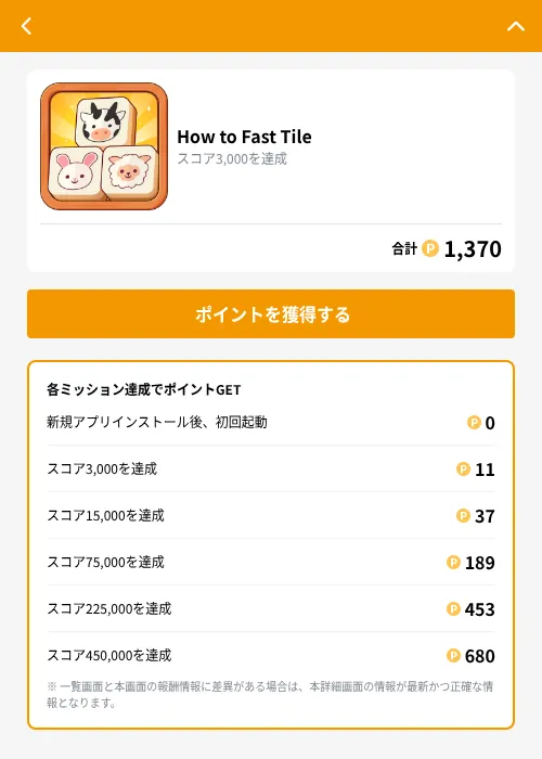 How to Fast Tileの掲載記録画像（GMOポイ活（GF Rewards）・2026年10月7日）