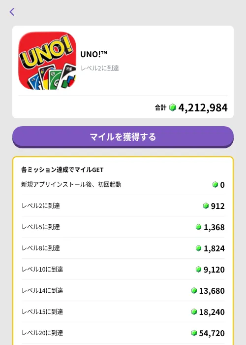 UNO!™の掲載記録画像（トリマ （ミッションB）・2026年10月9日）