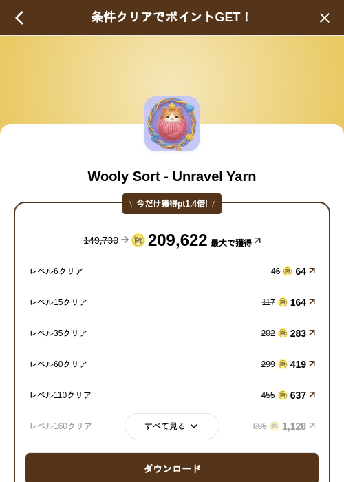 Wooly Sort - Unravel Yarnの掲載記録画像（げん玉（SKYFLAG）・2026年10月20日）