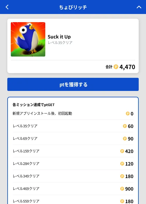 Suck it Upの掲載記録画像(ちょびリッチ(GF Rewards)・2026年10月21日)