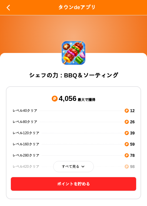 シェフの力：BBQ＆ソーティングの掲載記録画像（ポイントタウン（SKYFLAG）・2026年10月26日）