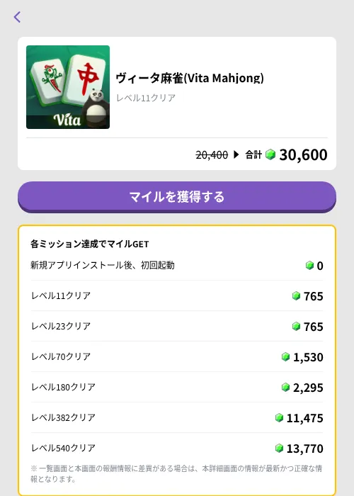 ヴィータ麻雀(Vita Mahjong)の掲載記録画像（トリマ （ミッションB）・2026年10月26日）