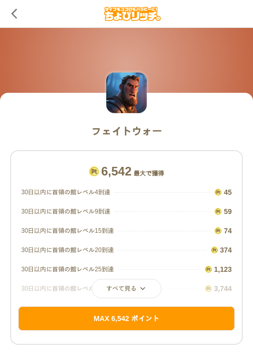フェイトウォーの掲載記録画像（ちょびリッチ（SKYFLAG）・2026年10月26日）