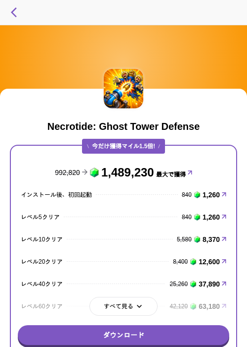 Necrotide: Ghost Tower Defenseの掲載記録画像（トリマ （ミッションA）・2026年10月28日）